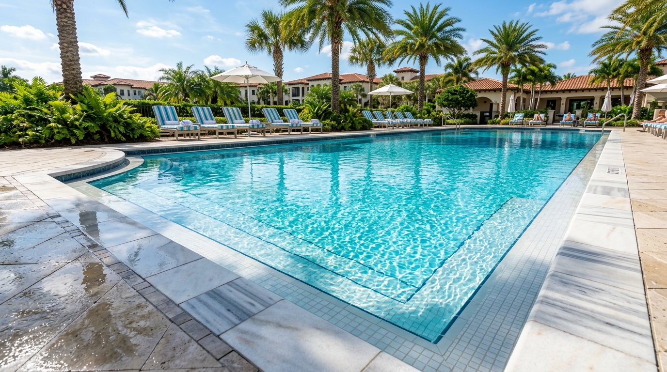 Crystal Clear Turquoise Pool After Care